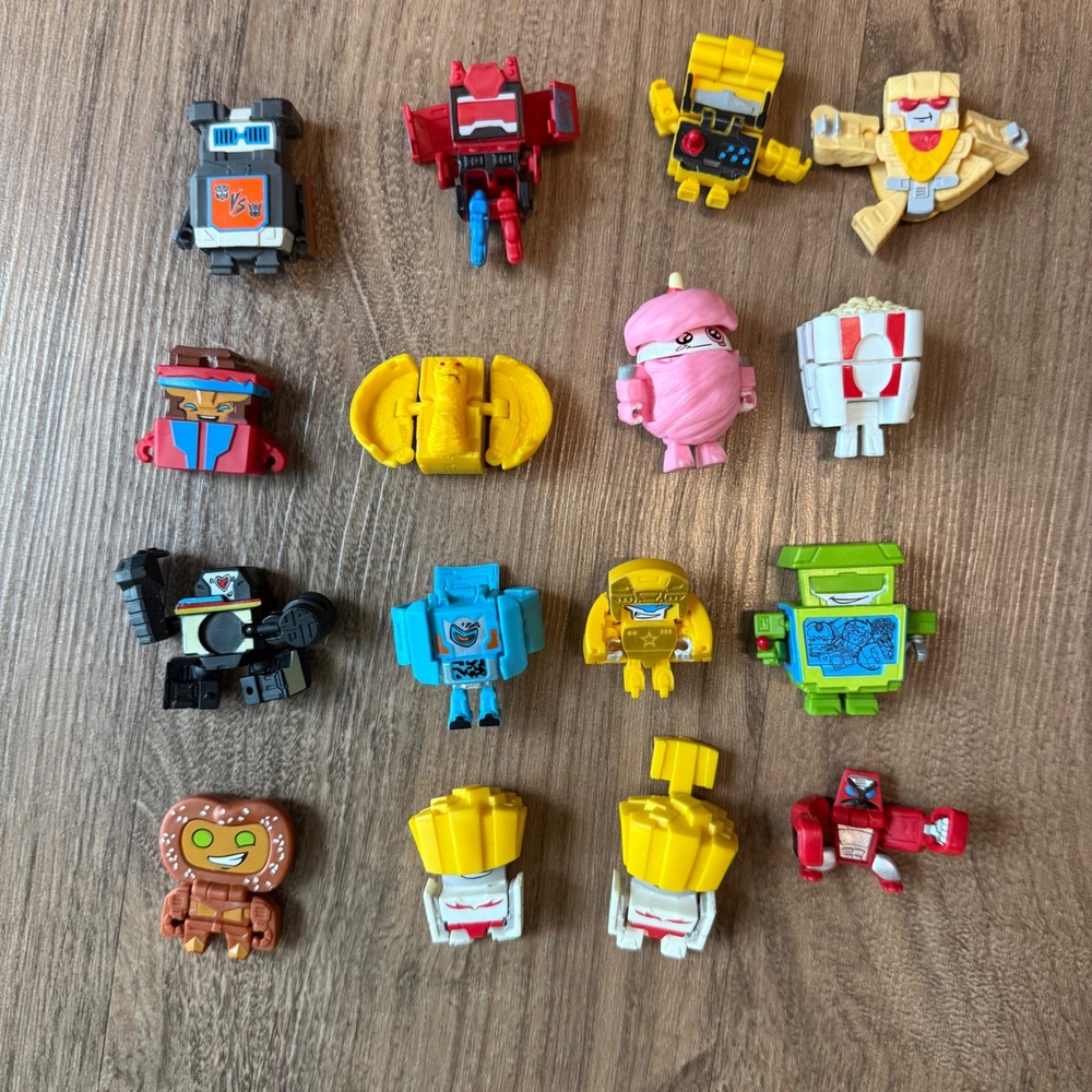 Transformers BotBots Lot of 16 Collectible Figures Food Tech Sports Bots